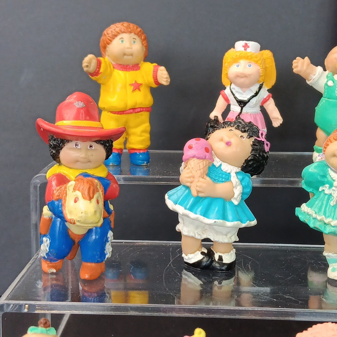 12pcs Cabbage Patch Action Figures Small Babies CPK Vintage Cake Toppers CN