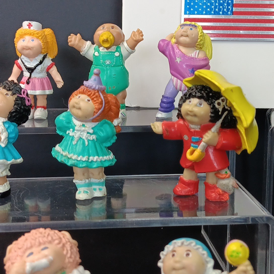 12pcs Cabbage Patch Action Figures Small Babies CPK Vintage Cake Toppers CN
