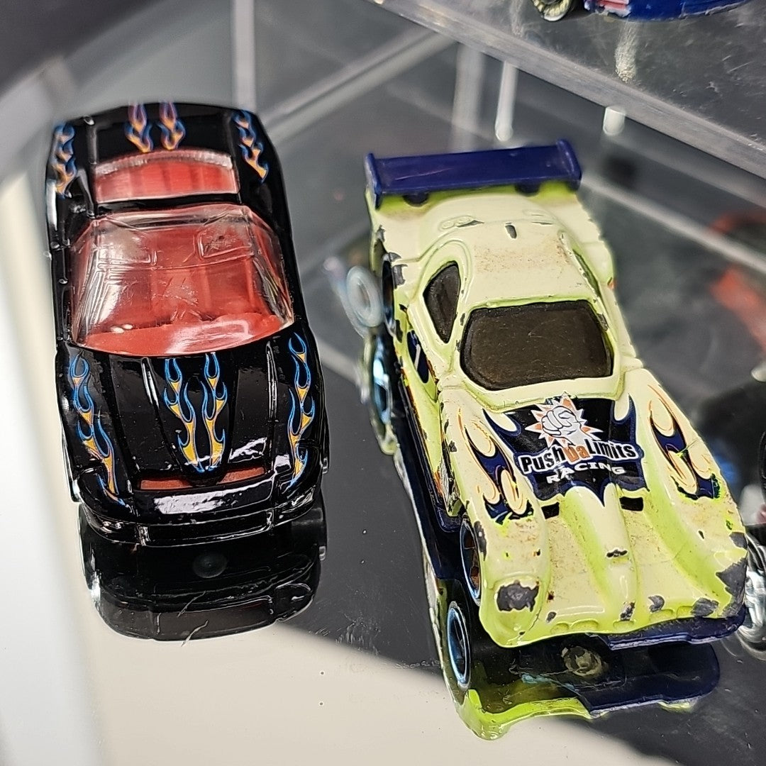 11 Hot Wheels Cars As Shown