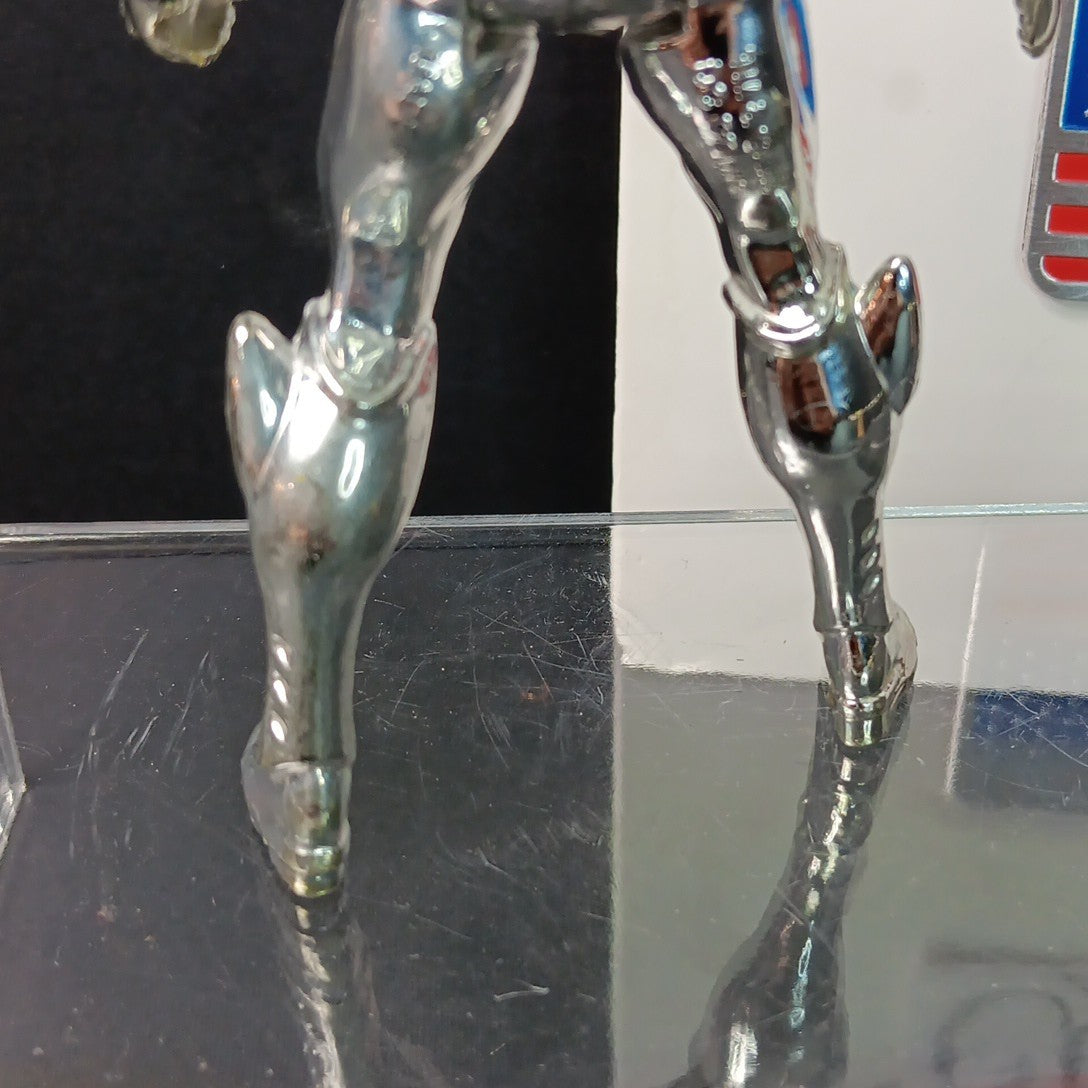 Batman Silver Metallic Suit DC Comics Vintage 1996 5" Figure