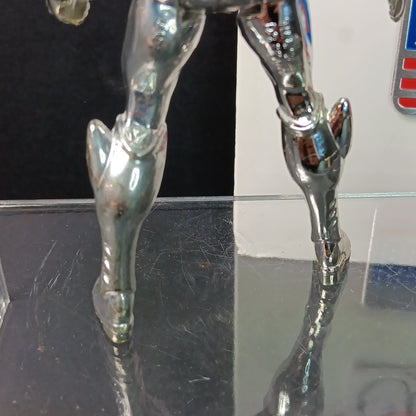 Batman Silver Metallic Suit DC Comics Vintage 1996 5" Figure