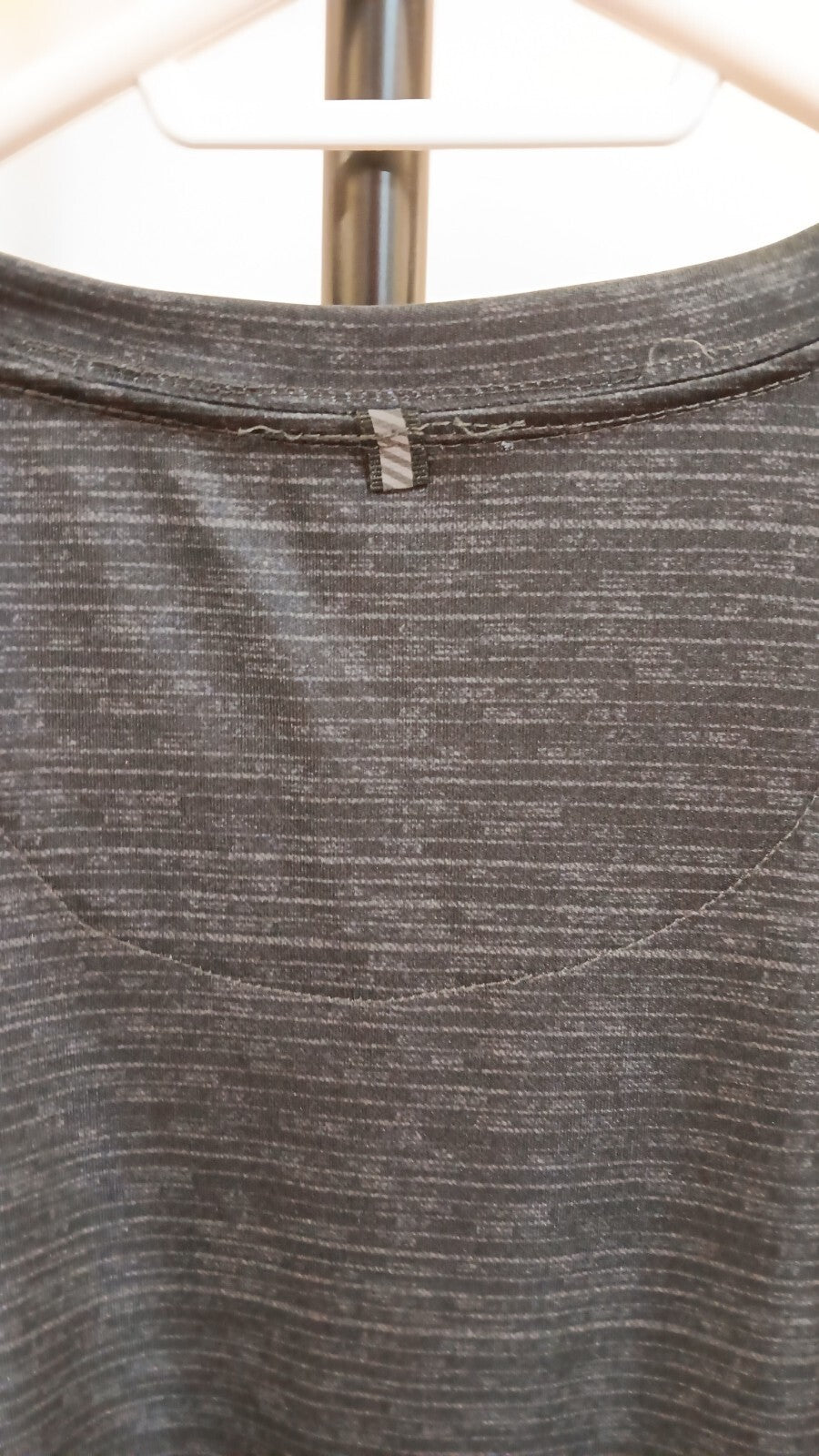 LARGE Rawlings Mens Sleeveless Shirt Gym, Running 100% Polyester Black Gray BD