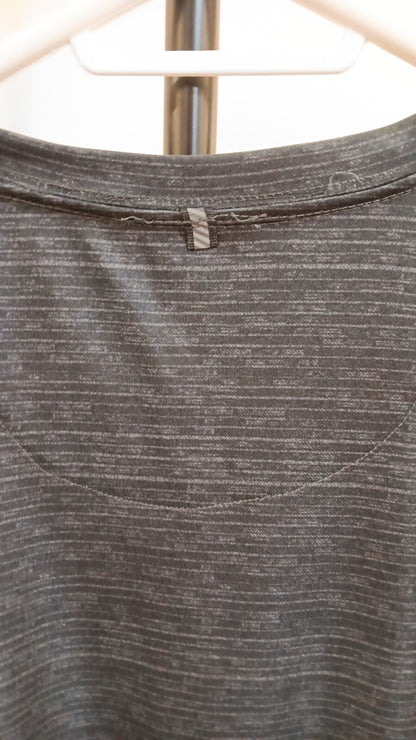 LARGE Rawlings Mens Sleeveless Shirt Gym, Running 100% Polyester Black Gray BD