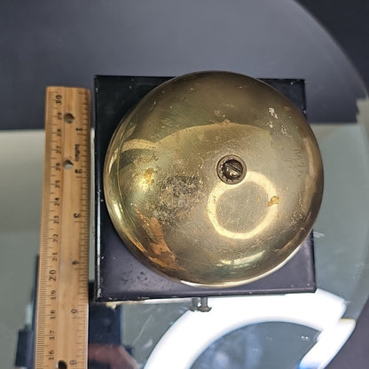 Unelco 283-J Telephone Bell Ringer Brass Bell 4V DC 1.6 Amp Vintage CANADA