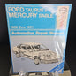 Haynes Repair Manual 1986-1991 Ford Taurus & Mercury Sable Auto Handbook SEALED