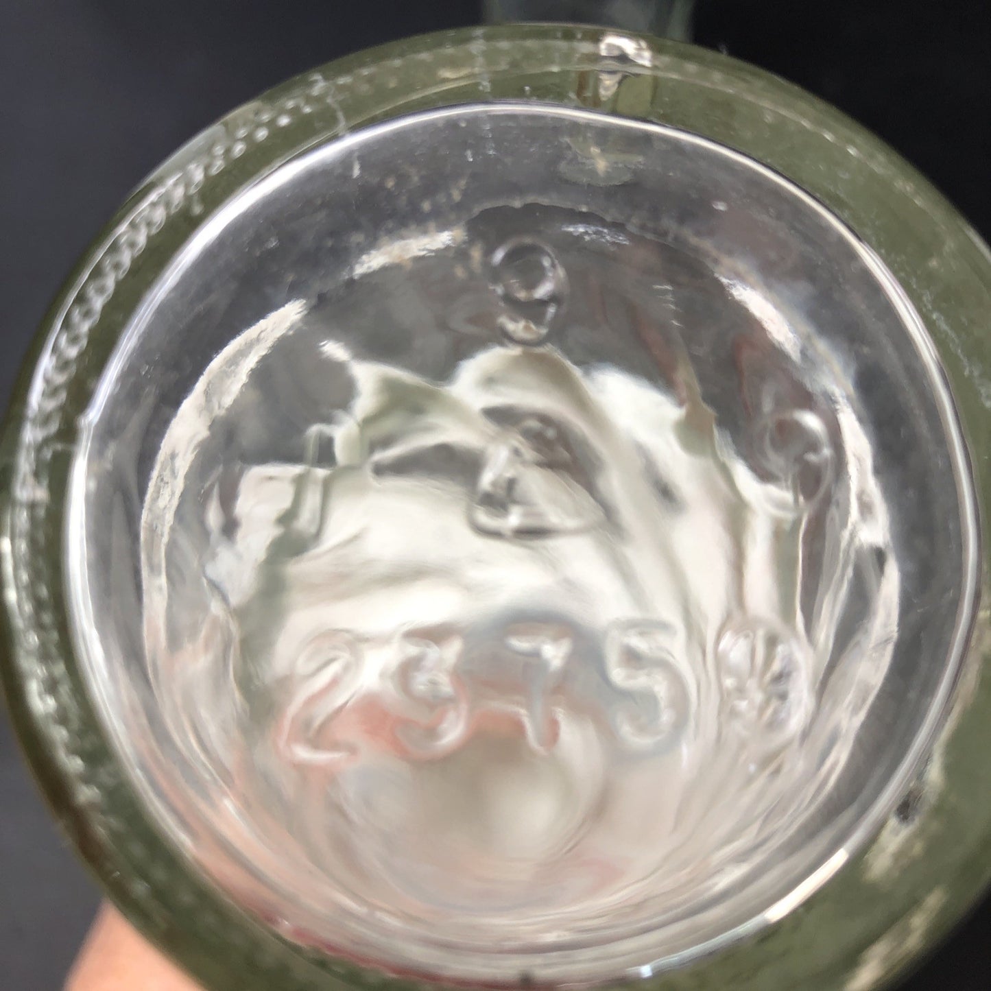 Vintage X2 Pepsi - Cola Glass Bottles 300ml  Money Back Swirl Pattern No Caps CA