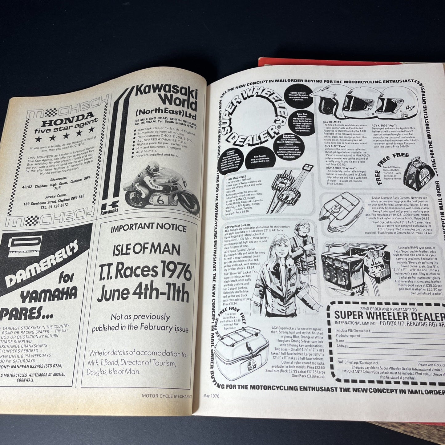 Vtg. 9x Motor Cycle Mechanic Magazines 1973 - 1976 Bikes Printed In England