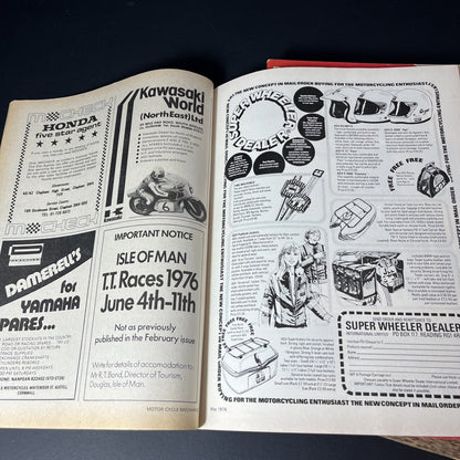 Vtg. 9x Motor Cycle Mechanic Magazines 1973 - 1976 Bikes Printed In England