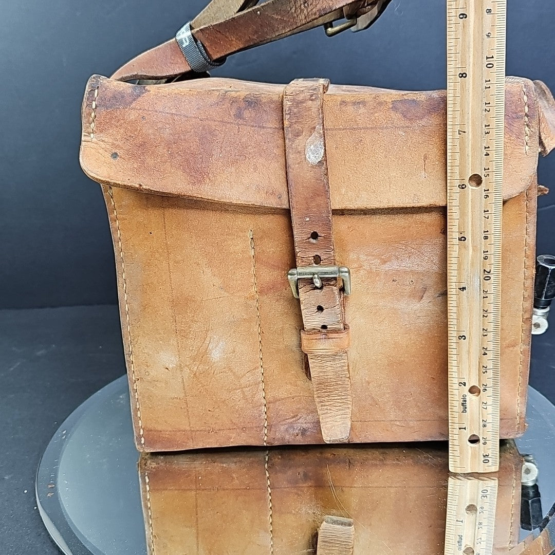 Automatic Electric West Test Set Lineman Phone 1950s W/ Leather Case D-780536-A