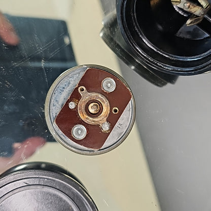 1956 Rotary Crank Telephone Handset With Vented Spitcup Magneto Or Leich ?