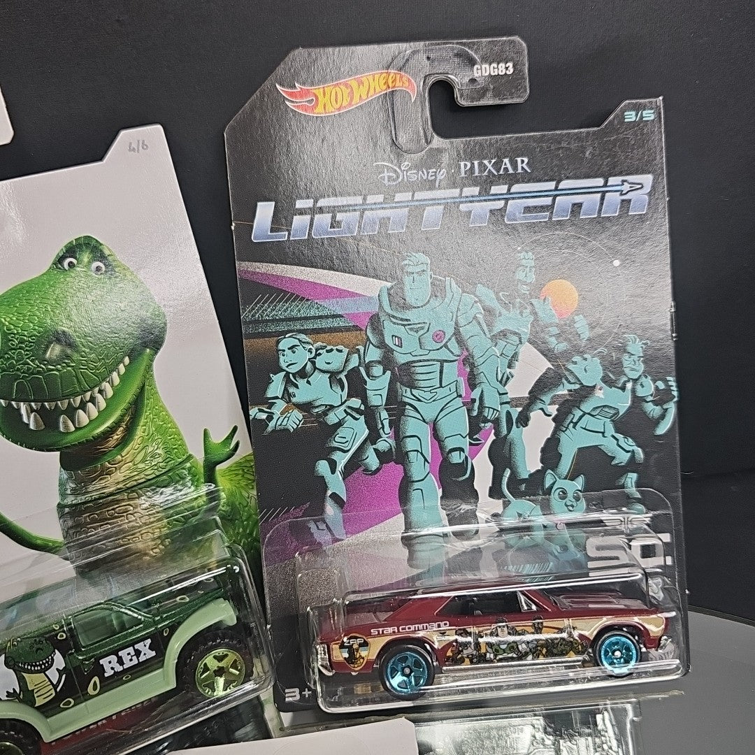 Toy Story Diecast Car Set of 3 Rex Woody Lightyear Chevelle SS