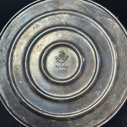 BIRKS Silver Plated Candlestick Holders E.P. Copper 1501 Unpolished