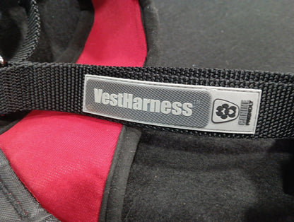 LARGE Canine Equipment No-Pull DOG HARNESS Med. ~ Made in Canada ~ Black/Red