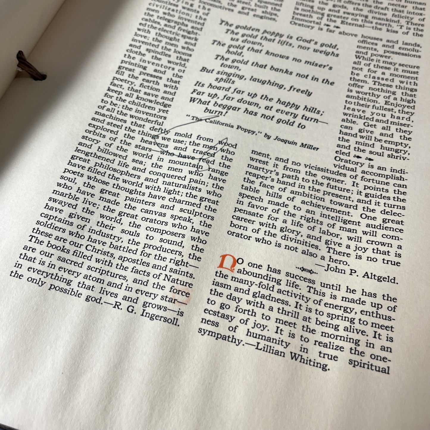 Vintage Elbert Hubbard’s Scrap Book 1923 Roycrofters Leather Bound * READ USA