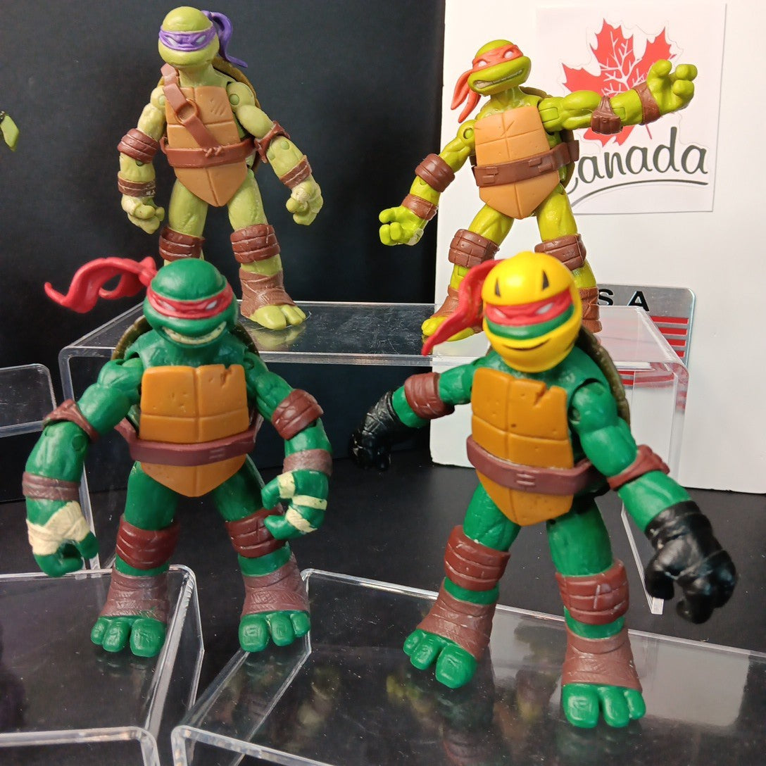Teenage Mutant Ninja Turtles TMNT Action Figures Set Of 8 Figurines 2012-13 CN
