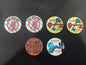 6 X Christian Jesus Religion Religious POG-Like Milk Caps Rare LOT