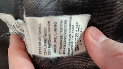 Vintage Wool Peacoat 5/6 Women Collection Elegante Thunder Bay Romania  Pea Coat