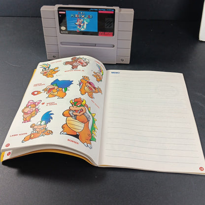 Super Mario World (Super Nintendo, 1991) Cartridge And Manual JP