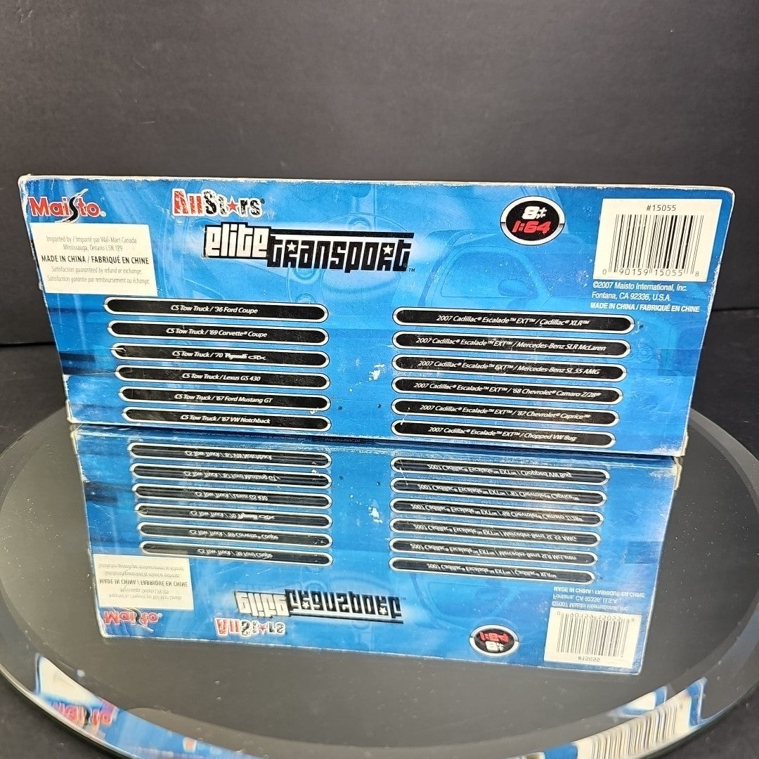 2007 MAISTO 1:64 ALLSTARS ELITE TRANSPORT CS TOW TRUCK/‘69 Corvette Sealed Box