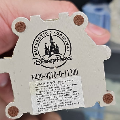 Disney Parks And Two Christmas Snowglobes Fishing Snowman / Toy Factory 3pcs CN