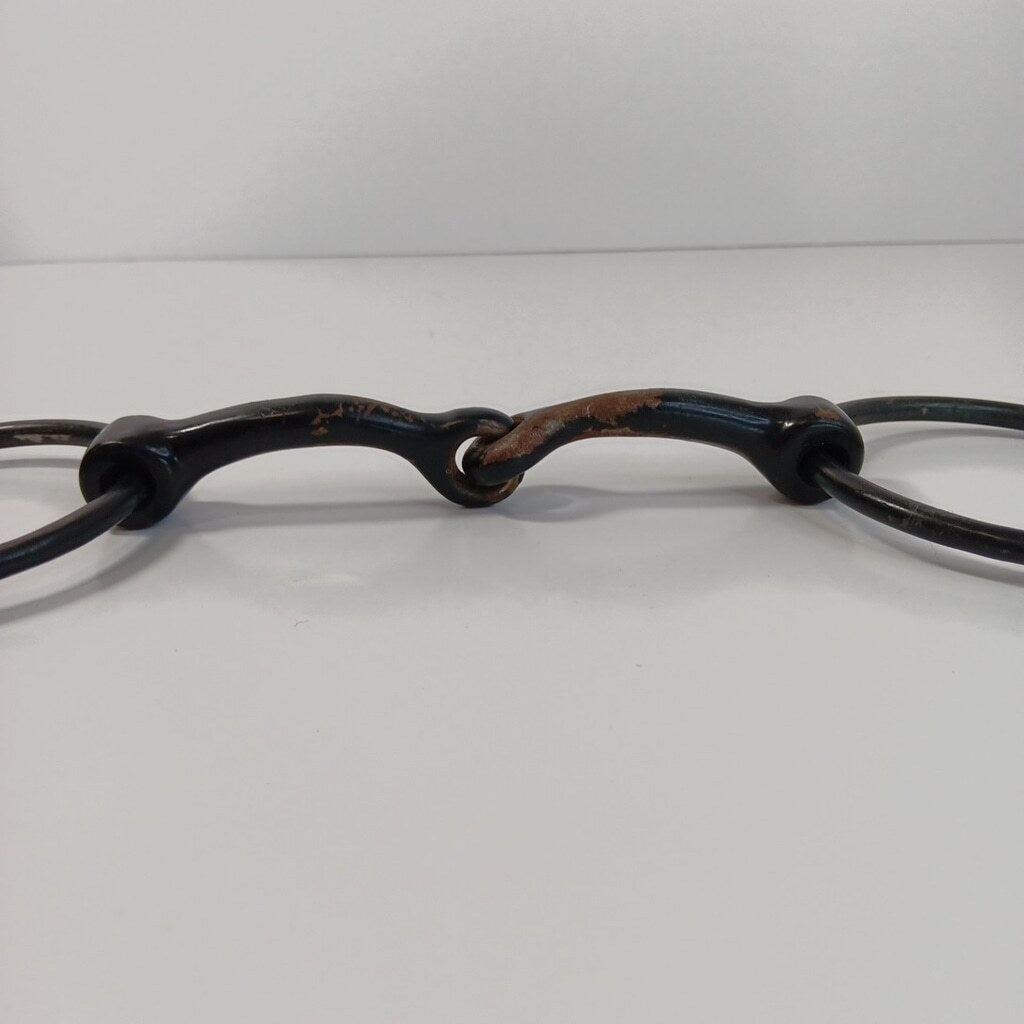 Horse Bridal Bit Single Jointed Loose Ring Snaffle Western 12” Equestrian  X