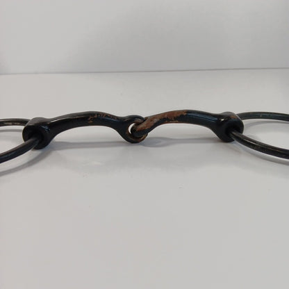 Horse Bridal Bit Single Jointed Loose Ring Snaffle Western 12” Equestrian  X