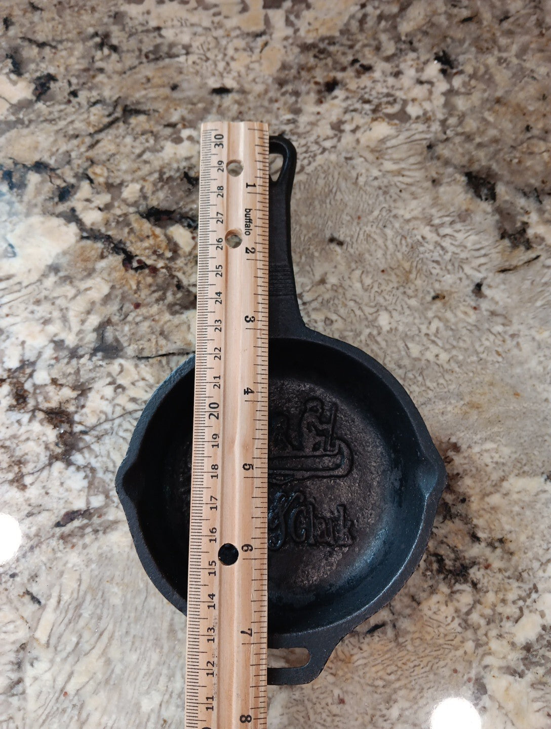 Vintage Lewis & Clark 1803-1806 CAMP CHEF Cast Iron 4" Pan Skillet Collectible