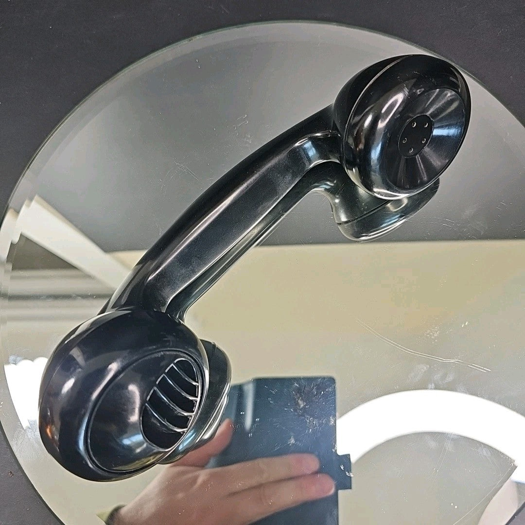 1956 Rotary Crank Telephone Handset With Vented Spitcup Magneto Or Leich ?
