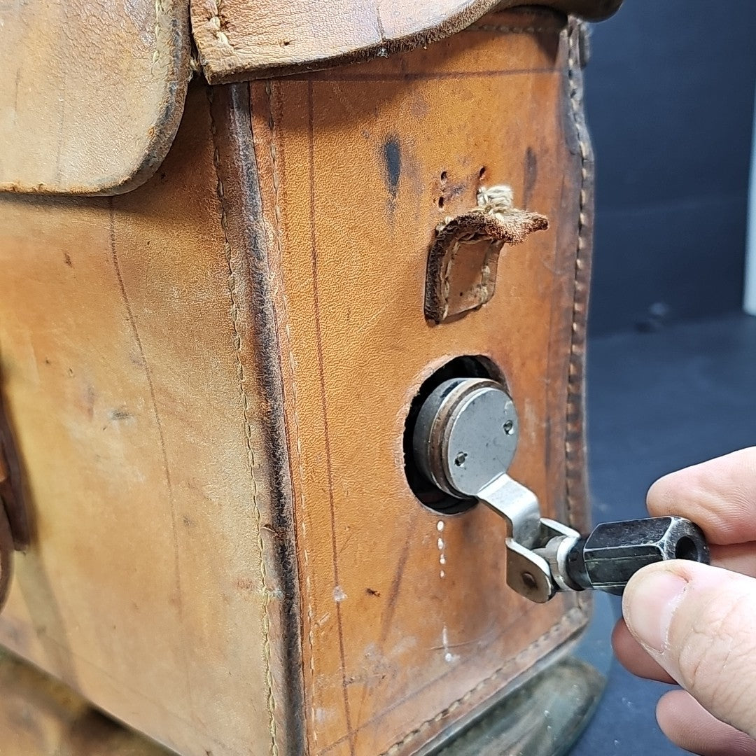 Automatic Electric West Test Set Lineman Phone 1950s W/ Leather Case D-780536-A