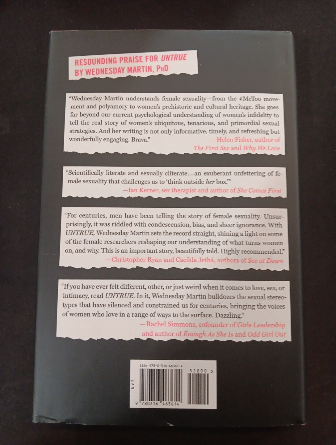 Untrue : Why Nearly Everything We Believe about Women, Lust, and Infidelity...