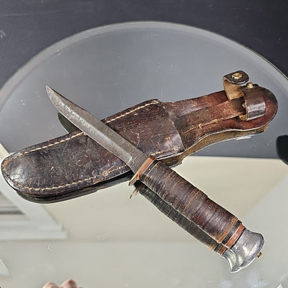 Solingen H 20 Germany Knife With Interesting Marking And Sheath Rare