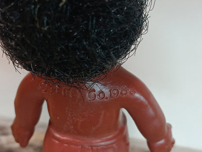 EE GEE Dolls 4” EEGEE Diapers White And Black African Adorable VTG SetOf 2 1966