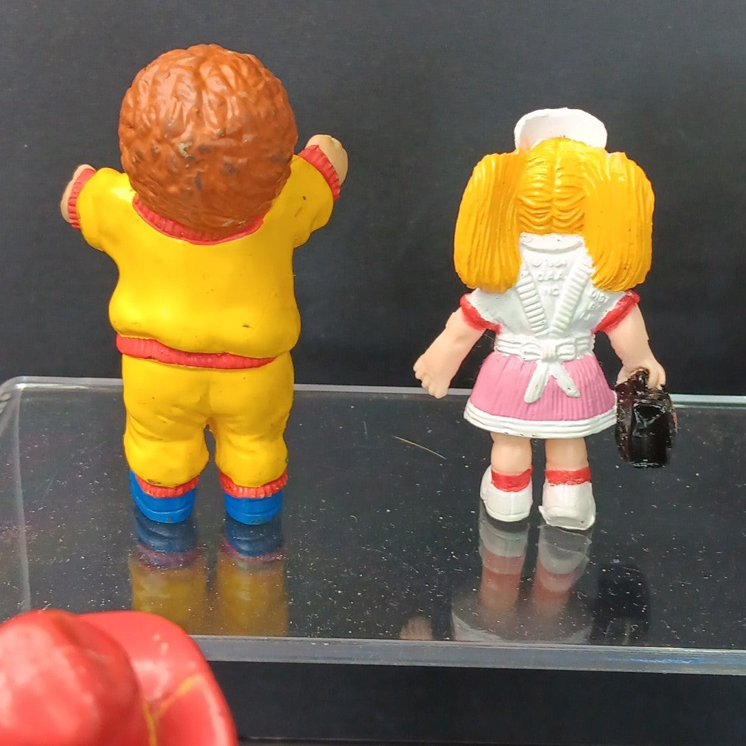 12pcs Cabbage Patch Action Figures Small Babies CPK Vintage Cake Toppers CN