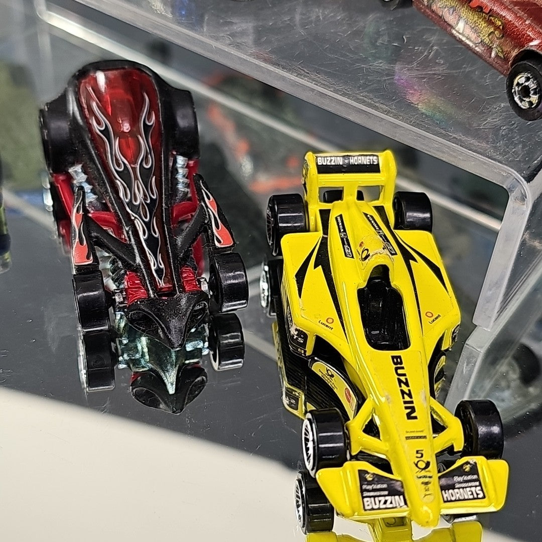11 Hot Wheels Cars As Shown