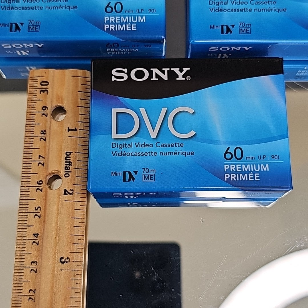 3pack Sony DVM60PRR Premium Mini Video Tape New And Sealed