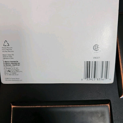 Stanley S835-611 Wall Plate Egyptian Bronze 4Pcs Dual Light Switch Cover CN USED