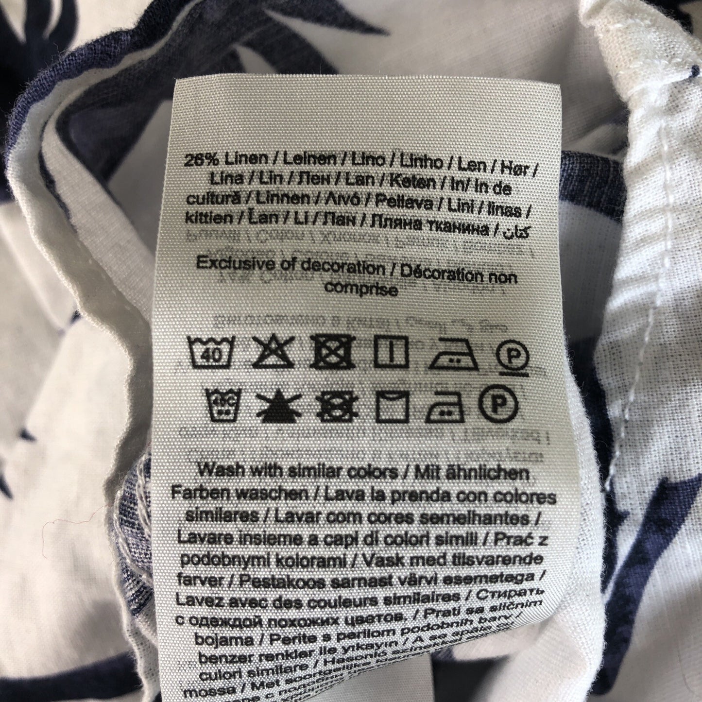 Size S Jack & Jones Premium Mens Button Up Shirt Cotton Linen Blend Light Fun CN