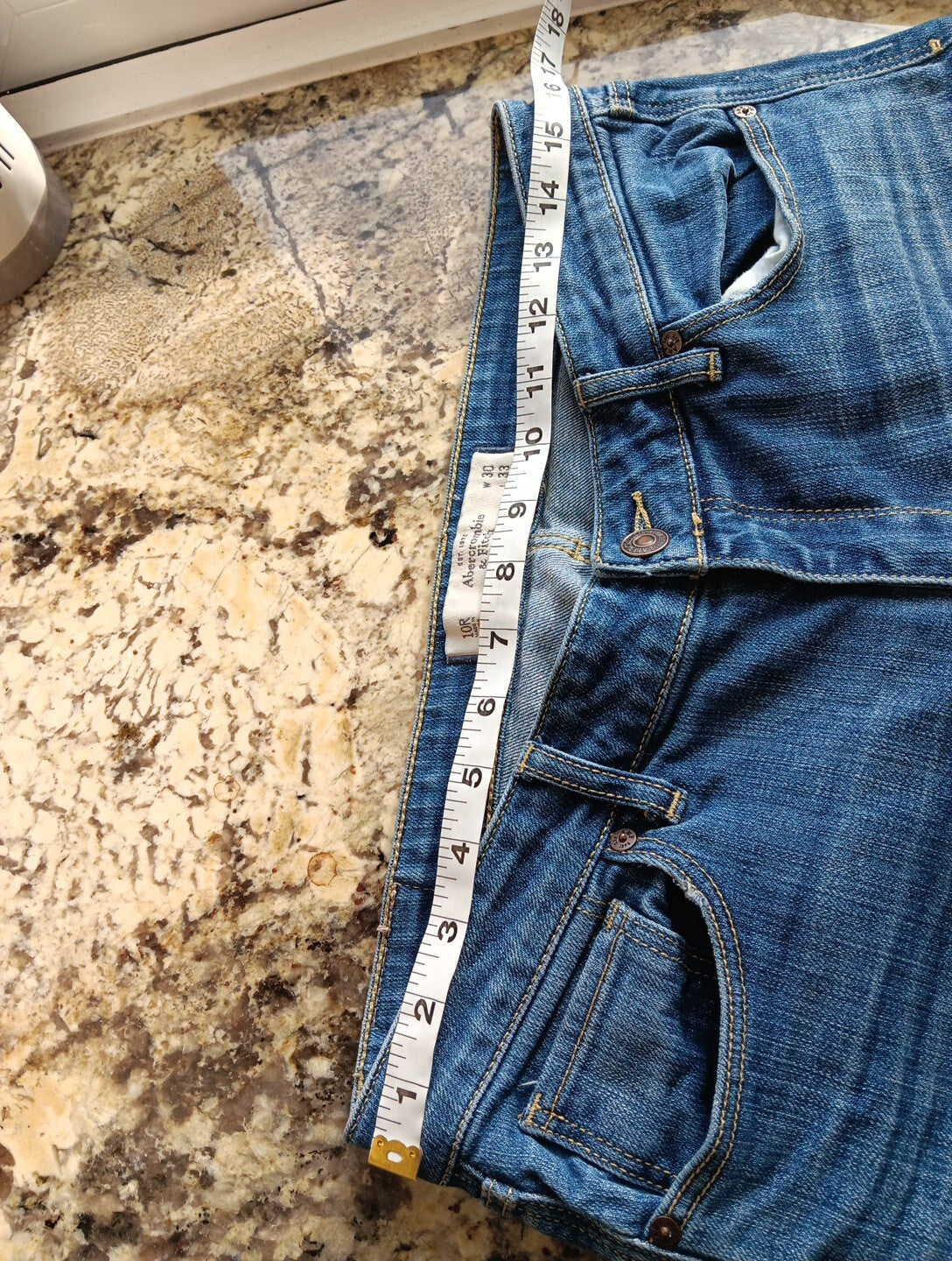 Abercrombie & Fitch Women's Jeans 10R 30W 33L Bootcut Blue Soft CN