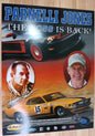 Parnelli Jones THE BOSS IS BACK! Poster SEMA Show 2012 Ford Mustang Very Good