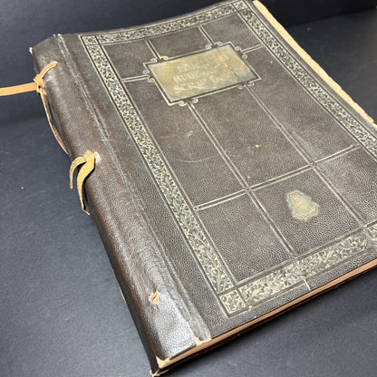 Vintage Elbert Hubbard’s Scrap Book 1923 Roycrofters Leather Bound * READ USA