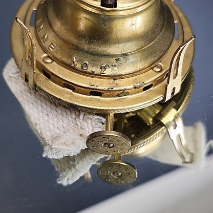 Queen Anne No. 2 Oil Lamp Replacement Burner Part With Wick