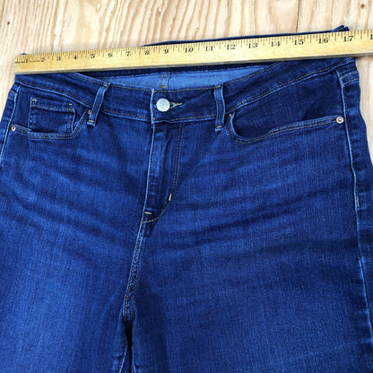 Size 14 M Signature Levi Strauss Women’s Denim Jeans Mid Rise Straight * READ PK