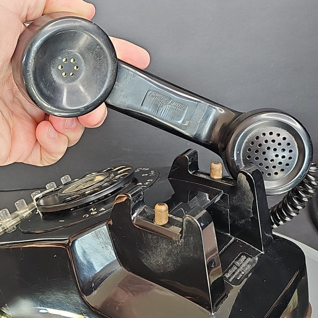 Rare Northern Electric Rotary Desktop Telephone 79/100 1950s Untested