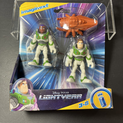 Disney Pixar Lightyear Action Figures Set of 2 Fisher-Price Mattel Imaginext CN