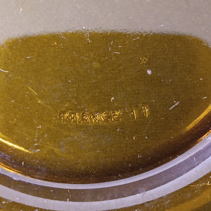 1970’s 3 Sets Duralex France Amber Glass Cups & Saucers Very Good Condition FR