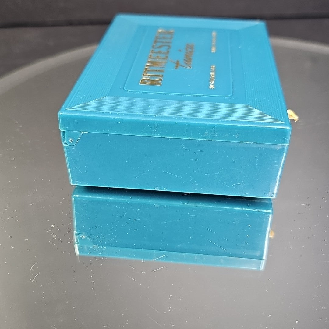 Ritmeester Tunica Container Box Blue 50 Cigarillos Holland Read Vintage