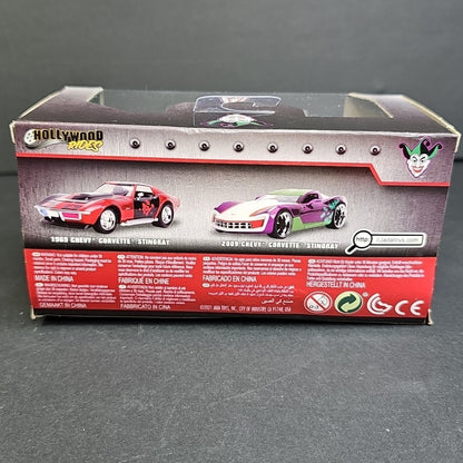 Jada 1/32 Joker 2009 Chevy Corvette Stingray Batman DC Comics Diecast CN