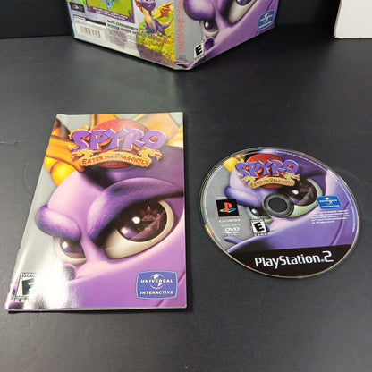 TESTED Spyro Enter the Dragonfly (PlayStation 2 2002)PS2 Case, CD, Manual USA