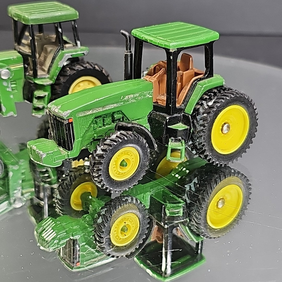 Ertl Joh Deere Diecast Tractor Pair Front End Loader Articulation 1:64 Read