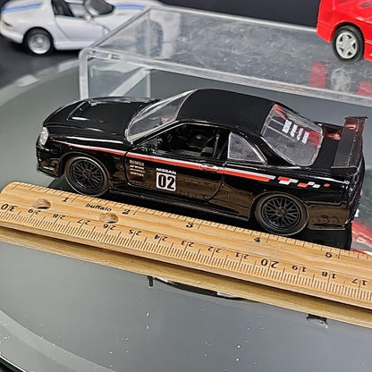 Skyline GT-R, Ferrari F40 And Two Dodge Vipers RT/10 And GTS Diecast Cars CN